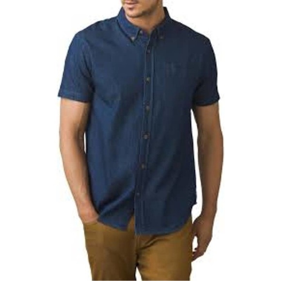 Prana Other - Prana Denim Broderick Shirt Men's Size XXL